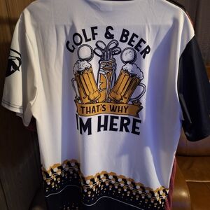 Golf & Beer Graphic T-Shirt
